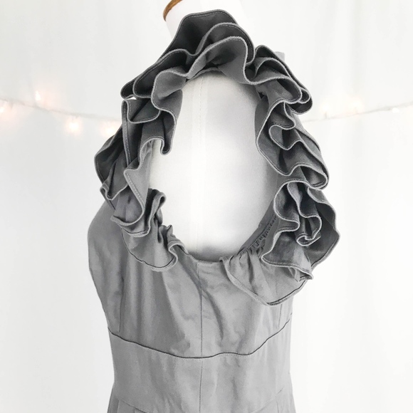 Jessica Simpson Dress Ruffled Flutter Sleeve Sz 10 - Picture 5 of 8